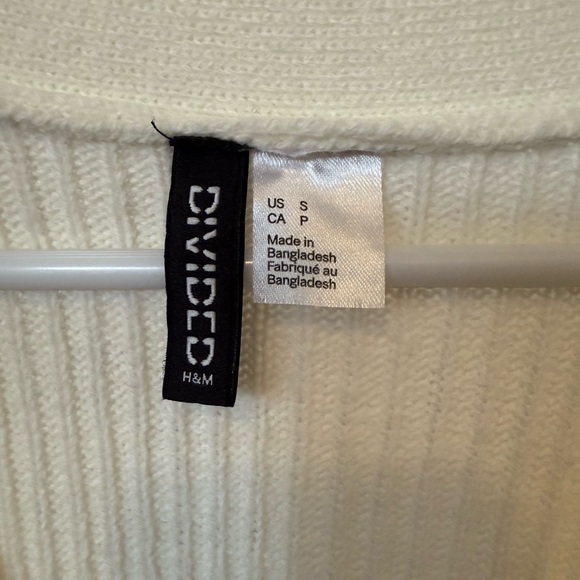 H&M Cream Ribbed Cardigan - Picture 3 of 3